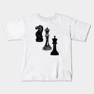 Chess set design Kids T-Shirt